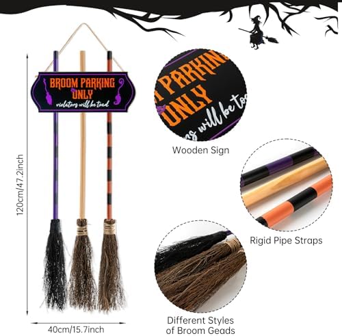 Halloween Broom Parking Sign - Image 6