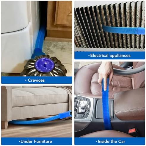 Sealegend Dryer Vent Cleaner Kit, Universal Vacuum Hose Attachment Blue - Image 5