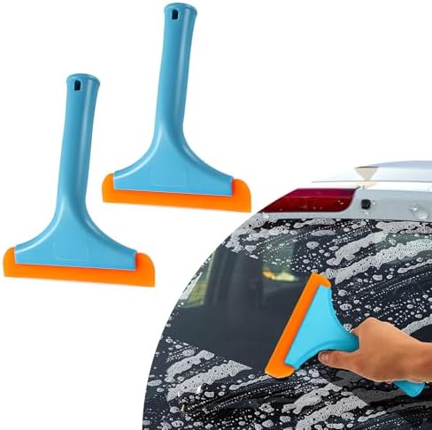 Ziciner Small Silicone Window Squeegee, Car Windshield Water Blade Squeegee by Ziciner