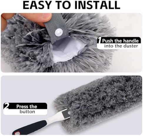 Reusable Microfiber Duster Refills Compatible - Image 3
