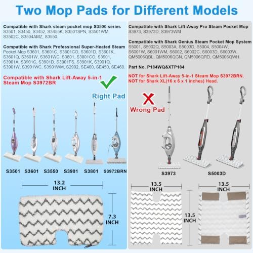 4 Pack Steam Mop Replacement Pads - Image 2