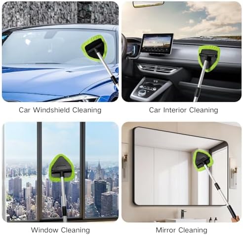 Qydipclin 10pcs Windshield Cleaning Tool Car Interior Window Cleaner Kit - Image 6