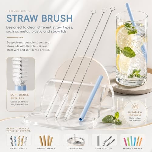 6 Pack Cup Lid Cleaning Brush Set - Image 5