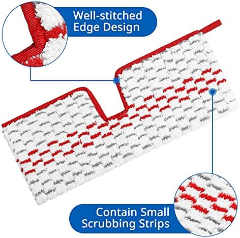 6 Pack Washable Microfiber Spray Mop Refills Compatible - Image 2