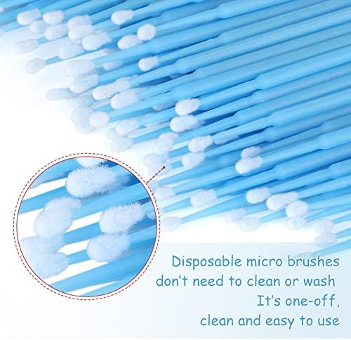 G2PLUS Cotton Swabs 500PCS Disposable Micro Applicator Brushes Micro Swabs - Image 3