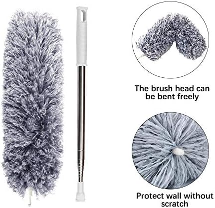 DELUX Microfiber Feather Duster Extendable Duster - Image 3