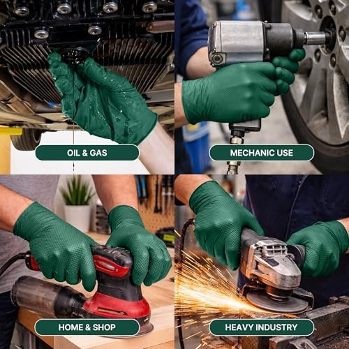 TitanFlex Heavy Duty Industrial Nitrile Gloves - Image 6