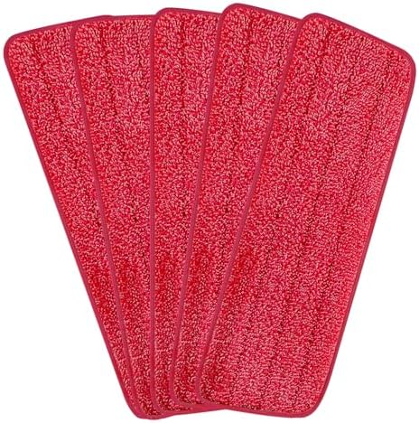 16.5 inch Reusable Mop Pads Microfiber Spray Mop Replacement Heads by H-Gamely