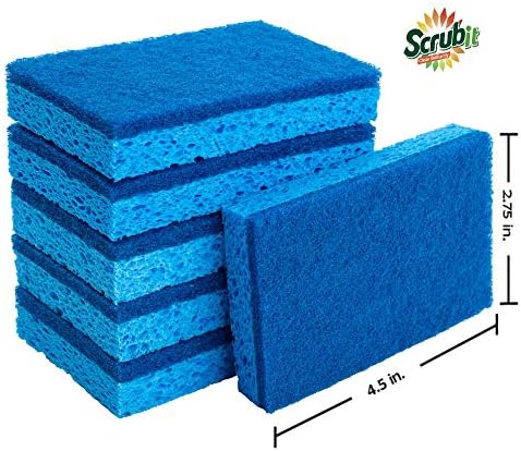 Scrubit Non-Scratch Cleaning Scrub Sponges- Scrubbing Dish Sponge Ideal - Image 2