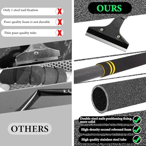 Floor Scraper Long Handle, Heavy duty floor scraper tool 16-47" made of - Image 6