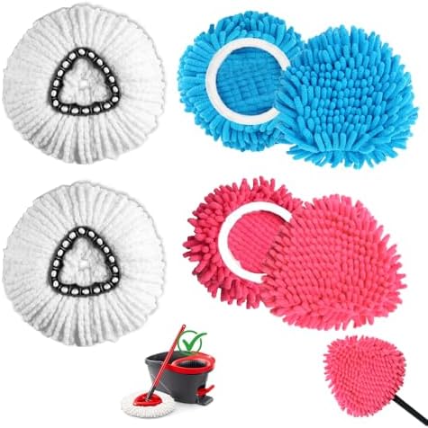 6PCS Spin Mop Heads Replacements Compatible by Unknown