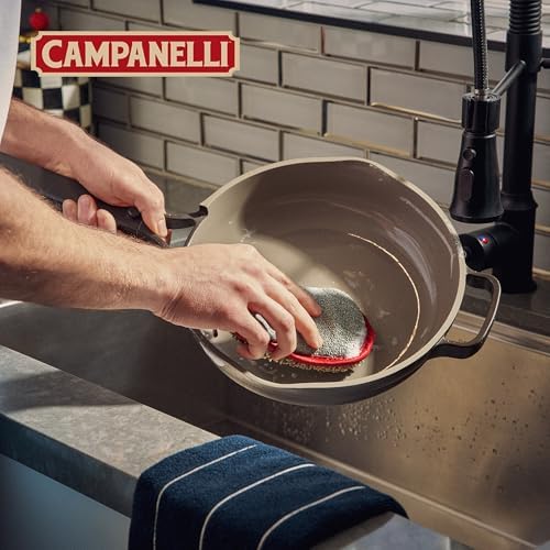 CAMPANELLI Washable & Reusable Dual-Sided Microfiber Dish Sponge - Image 3