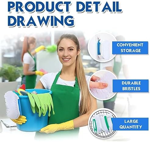 Lallisa 6 Pcs Scrub Brush Bulk for Cleaning - Image 4