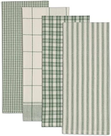 DII Everyday Kitchen, Urban Stripe & Basic Dishtowels, 4 Piece - Image 2