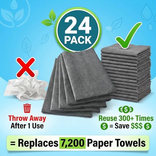 Thickened Magic Cleaning Cloths 5-Pack 11.8x11.8 Inch Works - Image 5