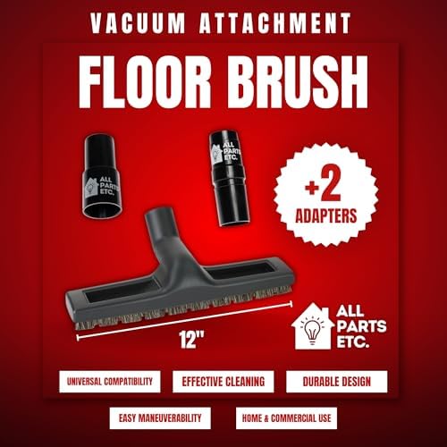 Vacuum Floor Brush Attachment, 12 Inch Brush - Image 4