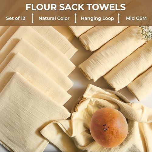 Natural - Flour Sack Tea Towels - Image 2