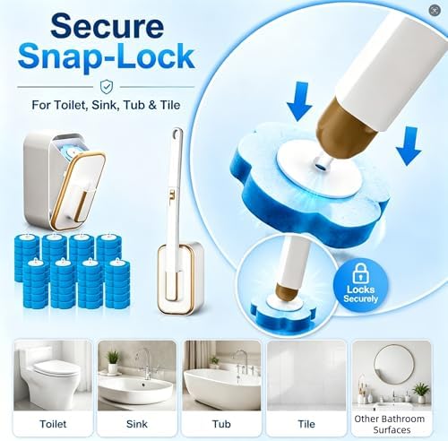 Disposable Toilet Brush and Holder Set - Image 4