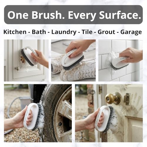 Scrub Brush, Soft-Medium Bristle Scrub Brush - Image 2