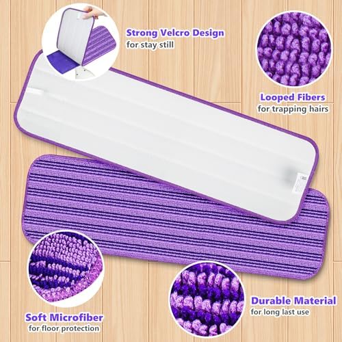 Reusable Mop Pads for Swiffer PowerMop: 6PCS Microfiber Mop Pads Refills - Image 6