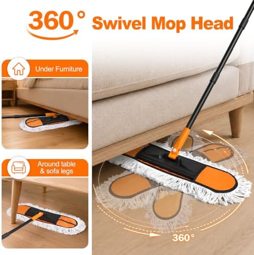 JEHONN 2-in-1 Commercial Dust Mop - Image 5