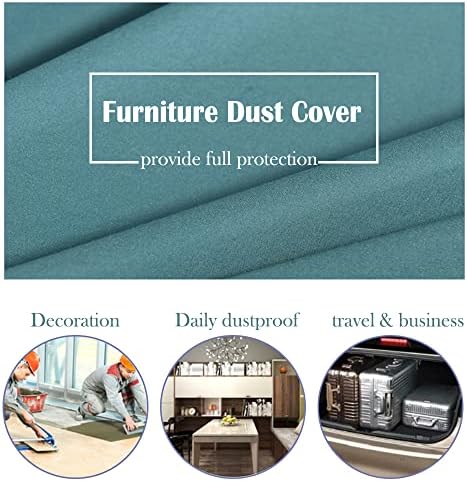 SUNSURE Furniture Dust Cover for Sofas, Queen Size Mattress, Indoor Outdoor - Image 6