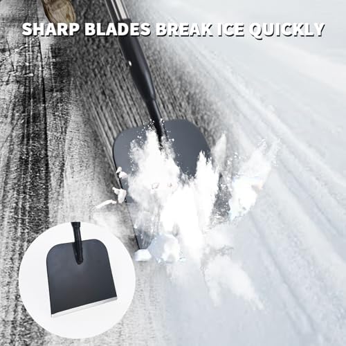 BARAYSTUS Flat Shovel with Adjustable Handle, 59 in Floor Scraper, Ice Scraper - Image 2