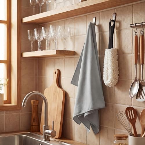 3 Pcs Wine Glass Cleaner Set Microfiber Polishing Cloths - Image 5