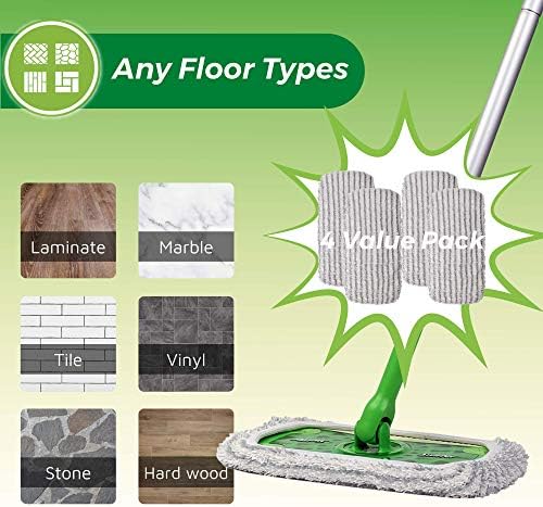 4-Pack Heavy-Duty Scrub Mop Pads - Image 6