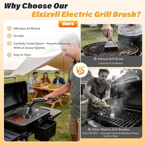 Electric Grill Brush for Outdoor Grill - Image 3