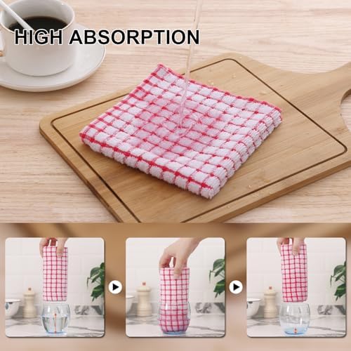 Kitinjoy Cotton 10 Pack Terry Kitchen Towels - Image 4