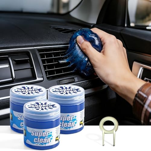 3 Jars Car Cleaning Gel, Auto Interior Cleaning Putty by AACGIN