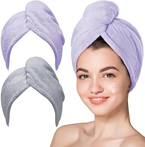 Hicober Microfiber Hair Towel Wrap by Hicober