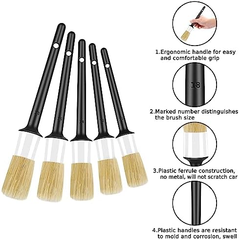 HMPLL 10pcs Detailing Brush Set - Image 2