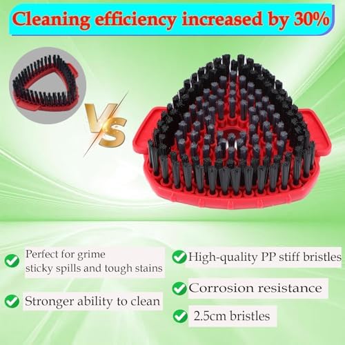 RinseClean Spin Mop Scrubber Replacement Scrub Brush Head Compatible - Image 3