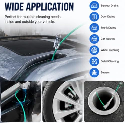 118'' Flexible Sunroof Drain Cleaning Brush Tool Kits - Image 6