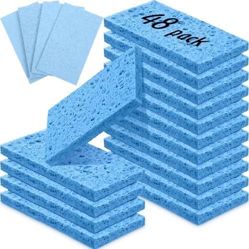 Zhengmy 48 Pcs Sponges Bulk Sponges Kitchen Compressed Sponge by Zhengmy
