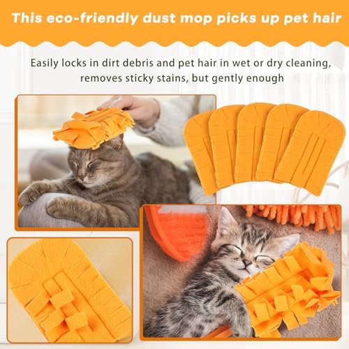 6 Pcs Reusable Duster Refills Washable Pads - Image 4