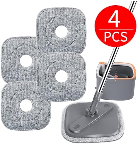 4PC Pads for KZKR Spin Mop and Bucket Set - Image 2