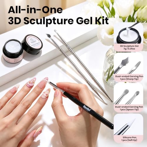 Beetles 3D Gel Nail Art - Image 6