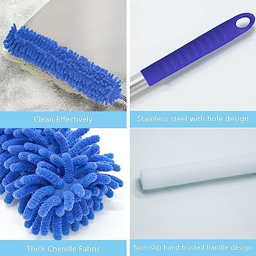 Buysenton Cobweb Duster with Extension Pole, Washable Cleaning Duster Kit with - Image 4