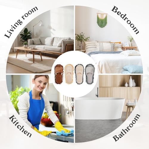 Jecery Microfiber Mop Slipper - Image 2