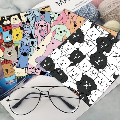 CREATCABIN 6Pcs Glasses Cleaning Cloth Microfiber Lens Cleaning Cloths Reusable - Image 6