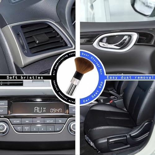 Car Interior Dusting Brush Auto Dust Sweeping Soft Brush Automotive Mini Duster - Image 4