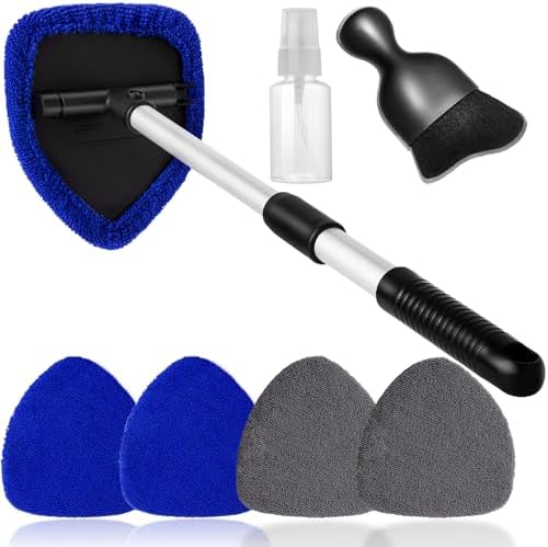 Qydipclin 7pcs Windshield Cleaner Tool Car Interior Window Cleaning Kit by Qydipclin