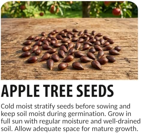 50 Apple Tree Seeds | Malus Domestica Fruit Tree Seeds - Image 4