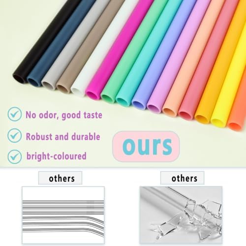 6pcs Replacement Straws for Owala FreeSip 25oz Bottle, Reusable Plastic Straws - Image 6