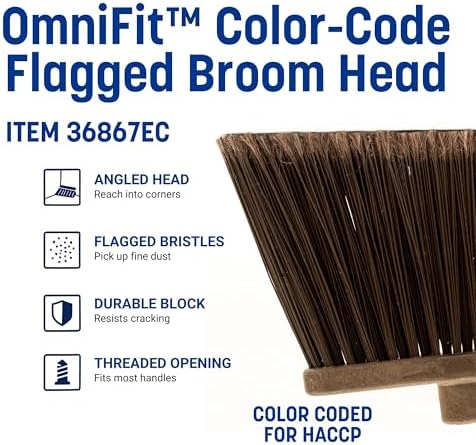 SPARTA Plastic Broom Head, Flagged - Image 3