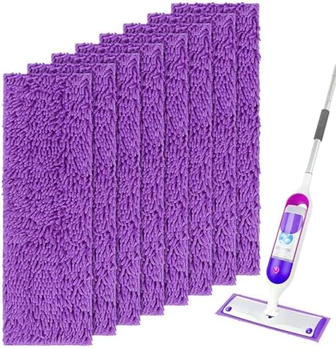 UNIMADE Reusable Mop Pads for Swiffer PowerMop, 8 Pack Microfiber Refill by Unimade