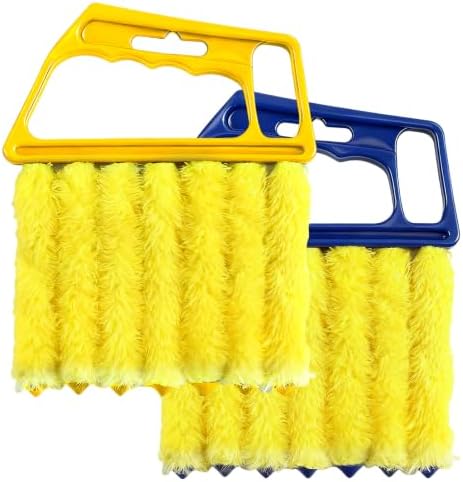 2PCS Blind Cleaner Duster Tool, 7-Finger Handheld Car Air Vent Dusting Cleaner by Unknown